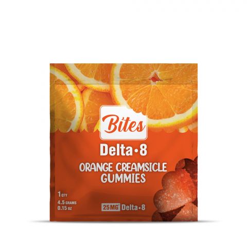 25mg Delta 8 THC Gummy - Orange Creamsicle - Bites - Thumbnail 2